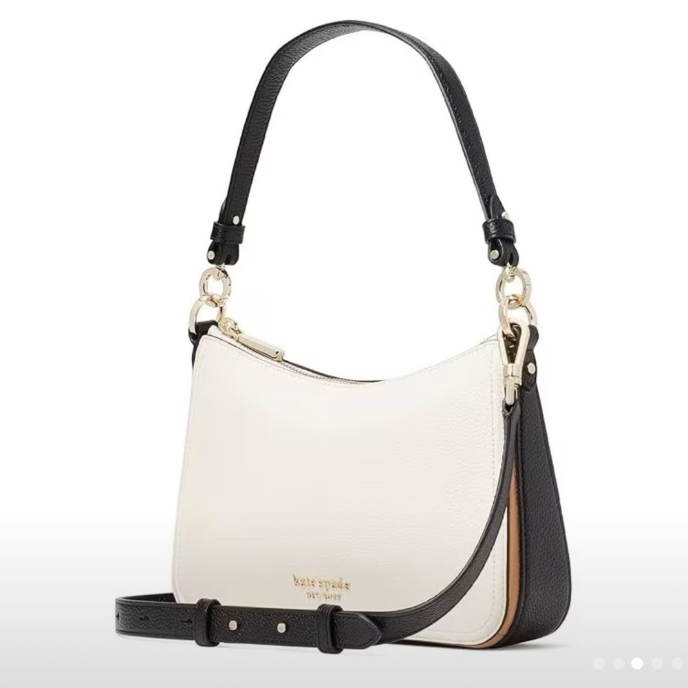 Kate Spade Elegant Black and White Shoulder Bag